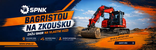 Bagristou na zkoušku - zažij bagr na vlastní kůži